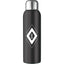 Guzzle Stainless Steel Sports Bottle, 28 oz Full Color - Recycled Black - Front