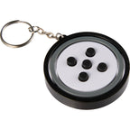 Gyroscope Spinner Fidget in Recycled Plastic Full Color - White/Grey/Black - Back