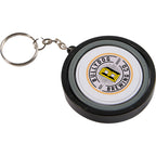 Gyroscope Spinner Fidget in Recycled Plastic Full Color - White/Grey/Black - Front 2