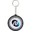 Gyroscope Spinner Fidget in Recycled Plastic Full Color - White/Grey/Black - Front