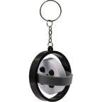 Gyroscope Spinner Fidget in Recycled Plastic Full Color - White/Grey/Black - Gyro