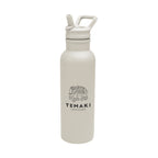 Hailey Recycled Stainless Steel Bottle, 17 oz - Cream - Silk Screen