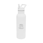 Hailey Recycled Stainless Steel Bottle, 17 oz - White - Laser Engraving