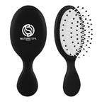 Hair Brush for Travel - Black - Silk Screen
