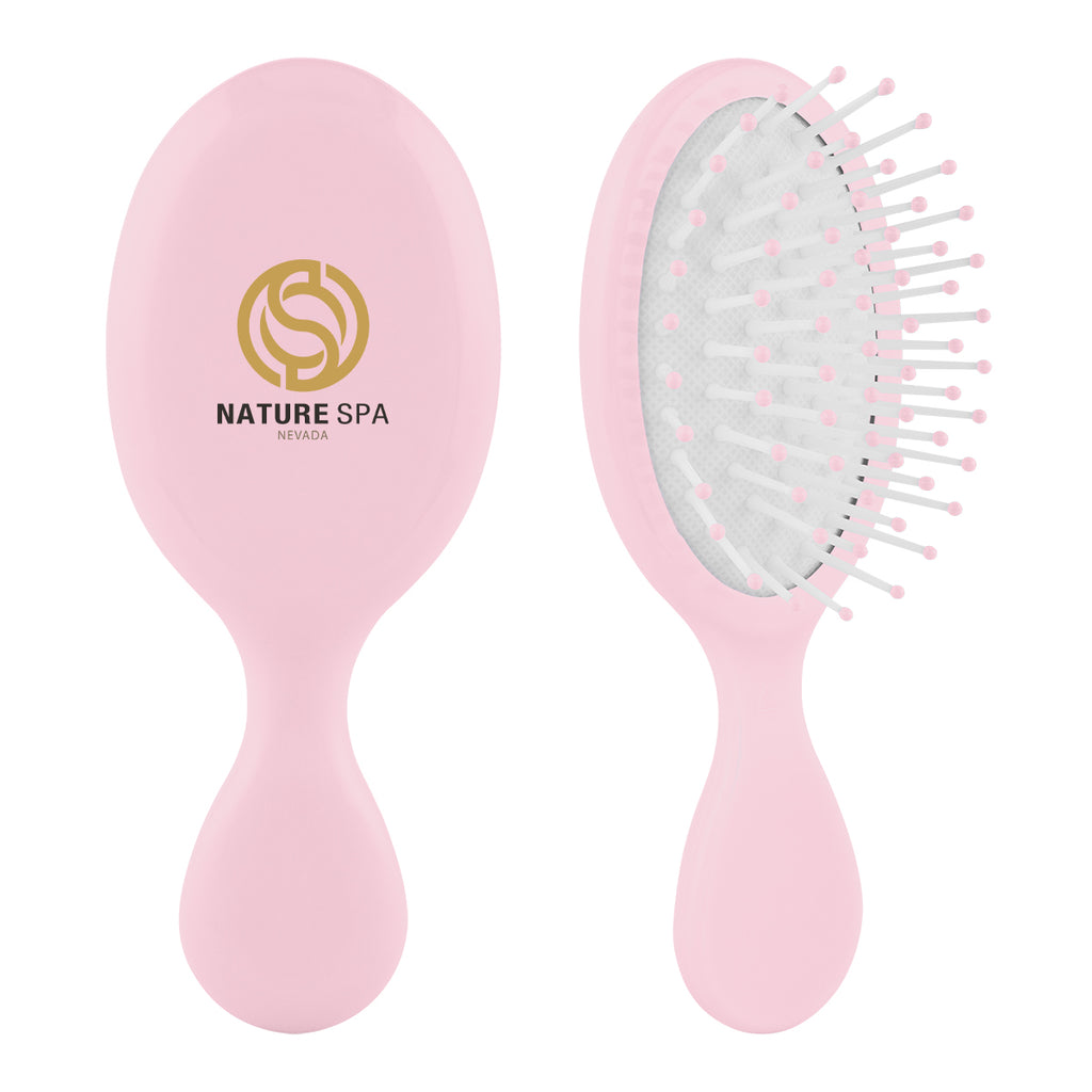 Hair Brush for Travel - Pink - Full Color