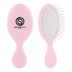 Hair Brush for Travel - Pink - Silk Screen