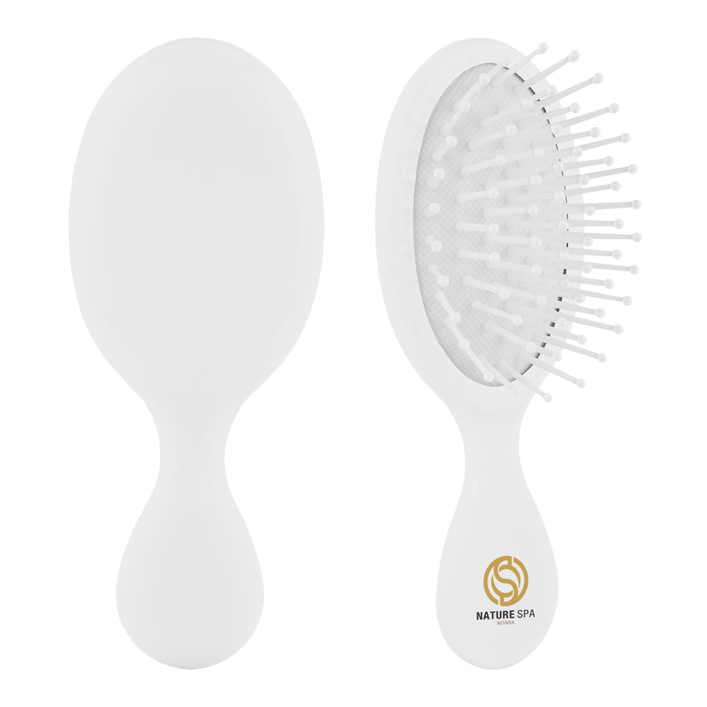 Hair Brush for Travel - White - Full Color