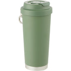 Haley Tumbler with Push-Button Lid and Carabiner, 16 oz Full Color - Juniper - Right Angle