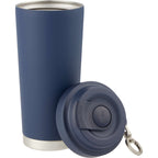 Haley Tumbler with Push-Button Lid and Carabiner, 16 oz Full Color - Navy - Detail 2