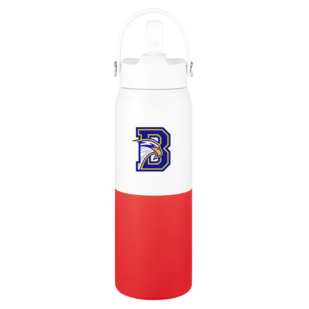 Halftime Two-Tone Recycled Stainless Steel Bottle, 26 oz - Colorbrite