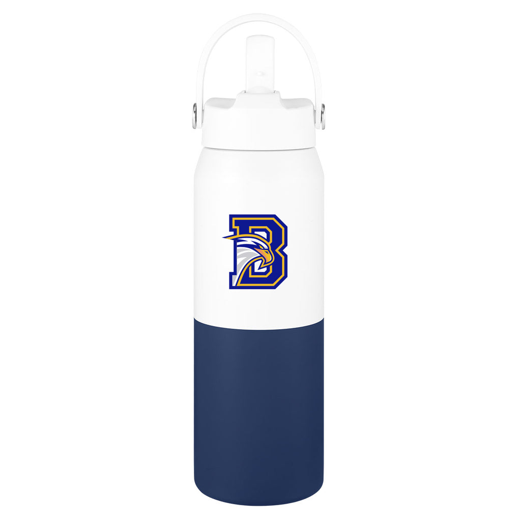 Halftime Two-Tone Recycled Stainless Steel Bottle, 26 oz - Colorbrite
