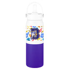 Halftime Two-Tone Recycled Stainless Steel Bottle, 26 oz - Purple - Megabrite