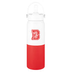 Halftime Two-Tone Recycled Stainless Steel Bottle, 26 oz - Silk Screen