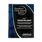 Halley Plaque, Small - Blue - Laser