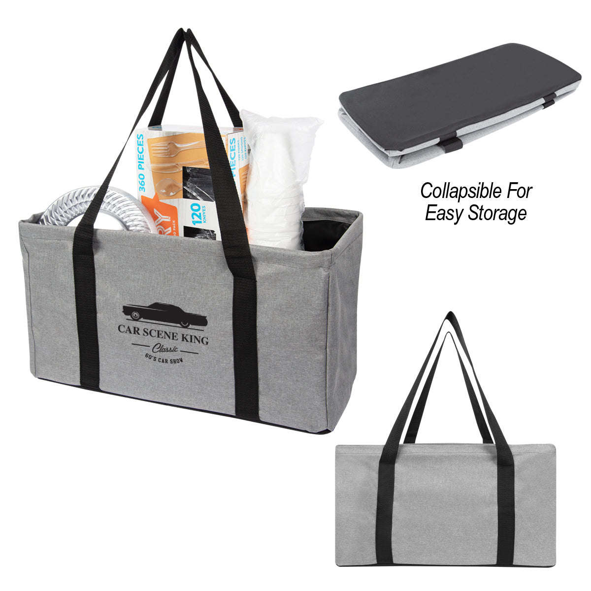 Hamilton Trunk Organizer, Heathered - Hamilton Heathered Trunk Organizer
