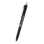 Hampton Sleek Write Pen in Recycled ABS - Black - Silk Screen