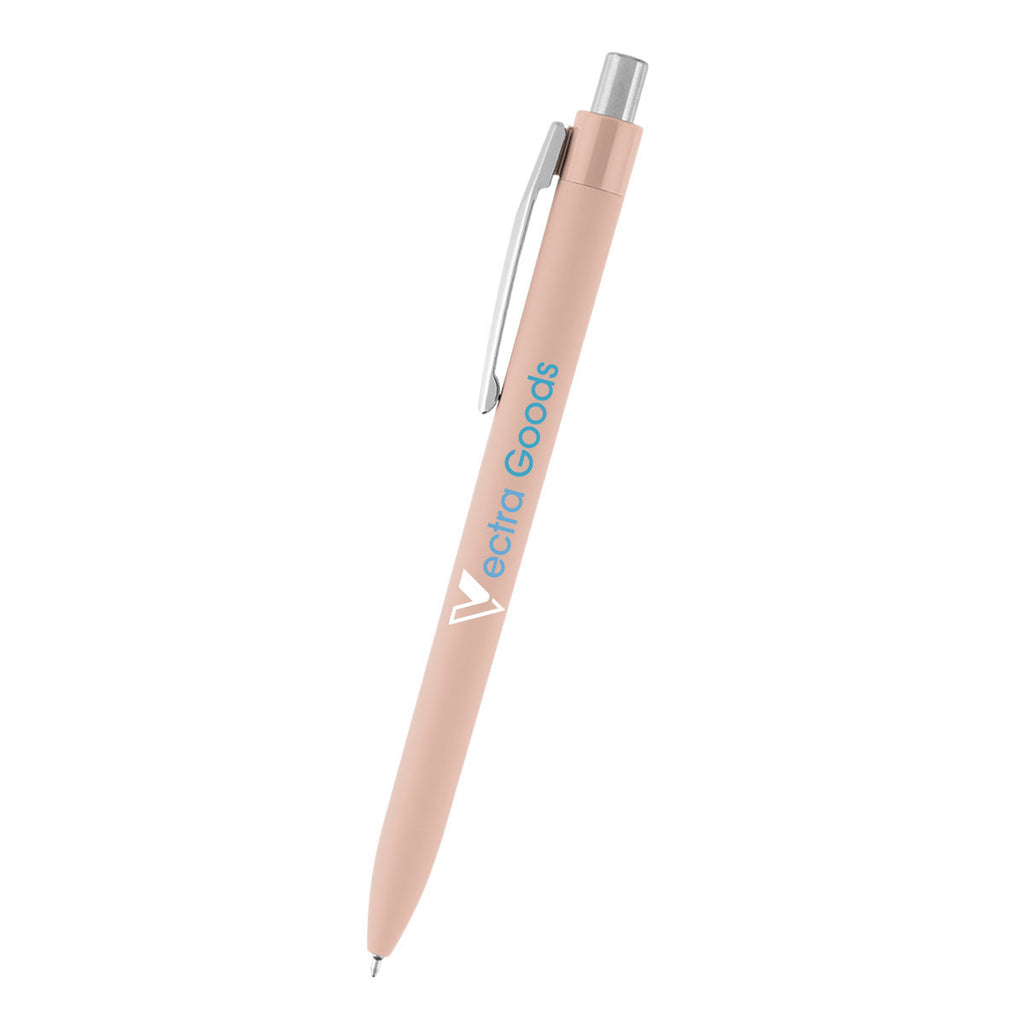 Hampton Sleek Write Pen in Recycled ABS - Clay - Full Color