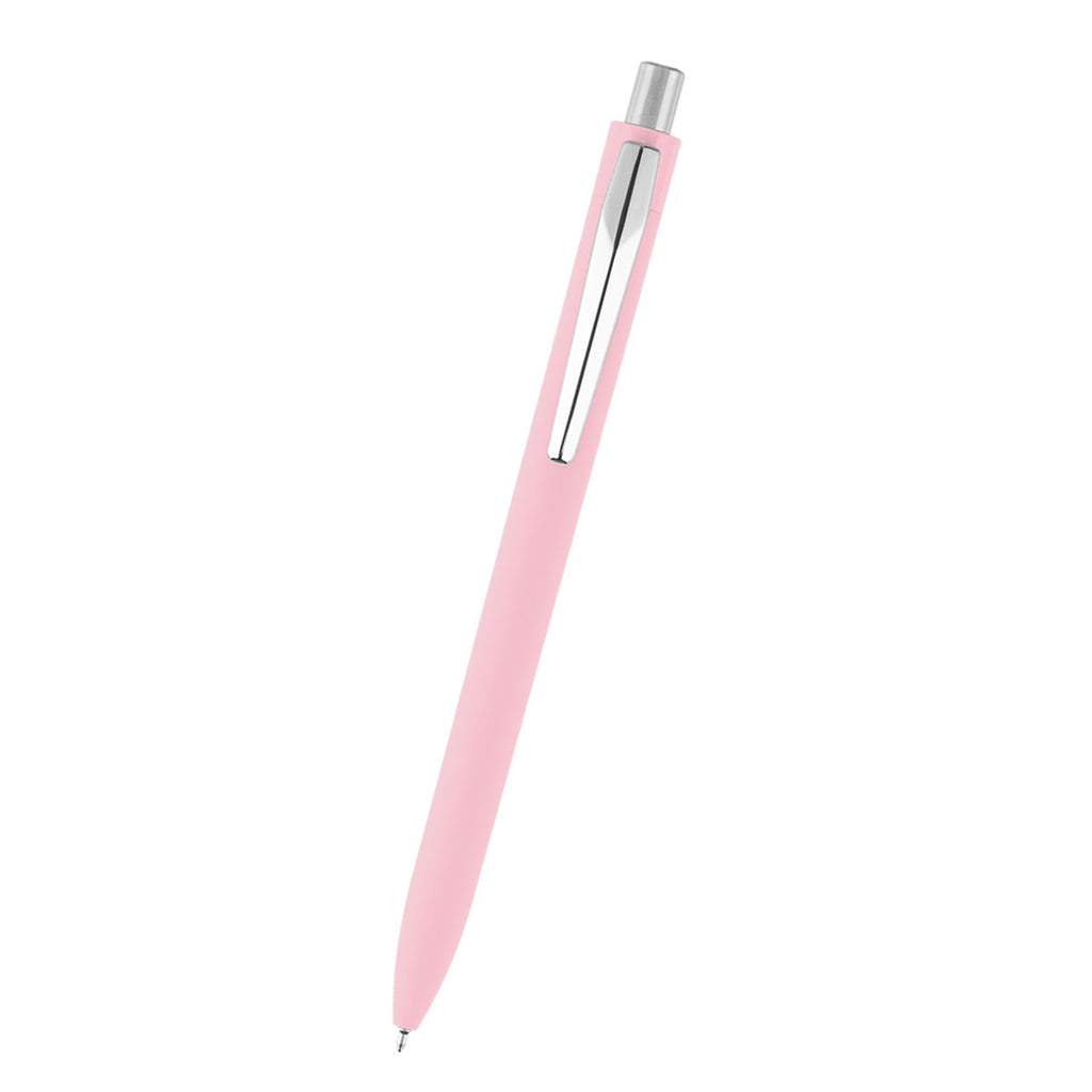 Hampton Sleek Write Pen in Recycled ABS - Light Pink - Front