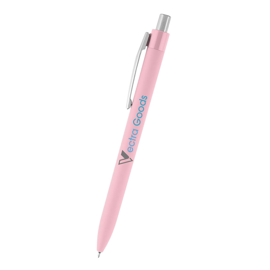Hampton Sleek Write Pen in Recycled ABS - Light Pink - Full Color