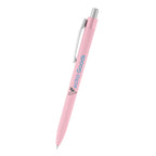 Hampton Sleek Write Pen in Recycled ABS - Light Pink - Full Color