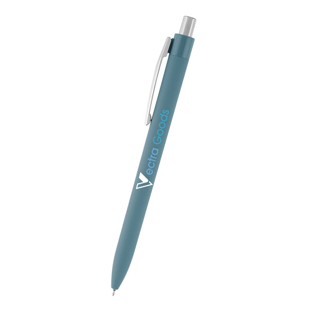Hampton Sleek Write Pen in Recycled ABS - Ocean - Full Color