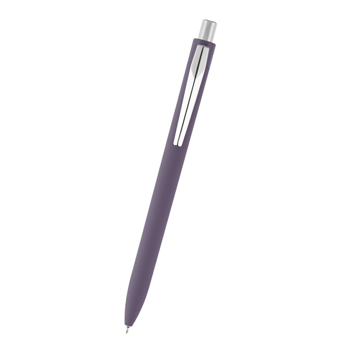 Hampton Sleek Write Pen in Recycled ABS - Plum - Front