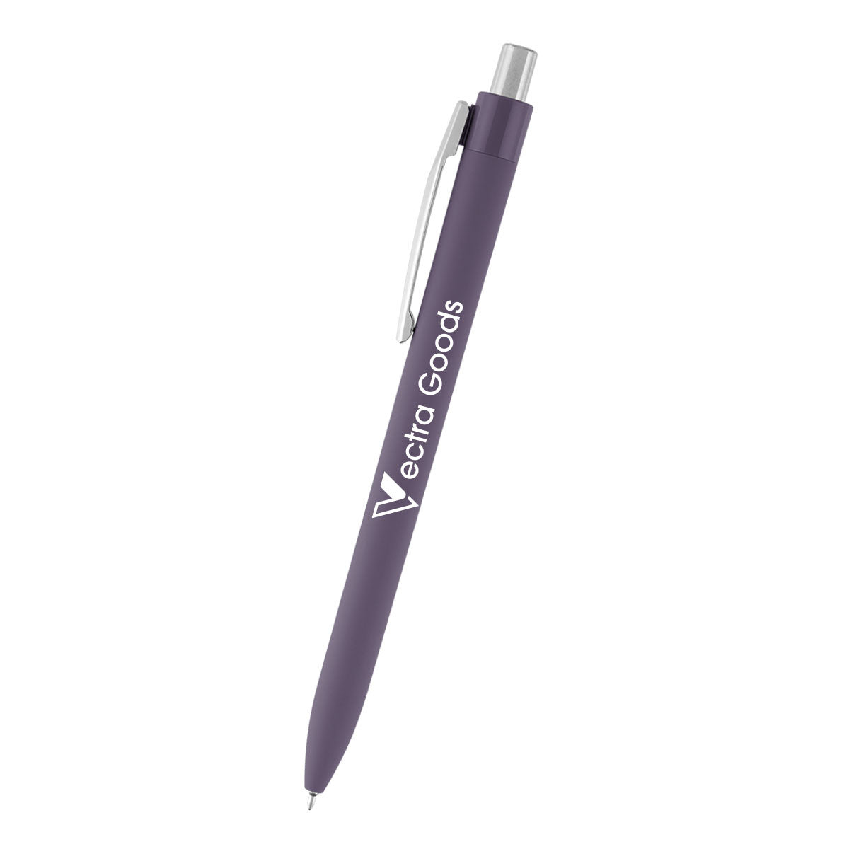 Hampton Sleek Write Pen in Recycled ABS - Plum - Silk Screen