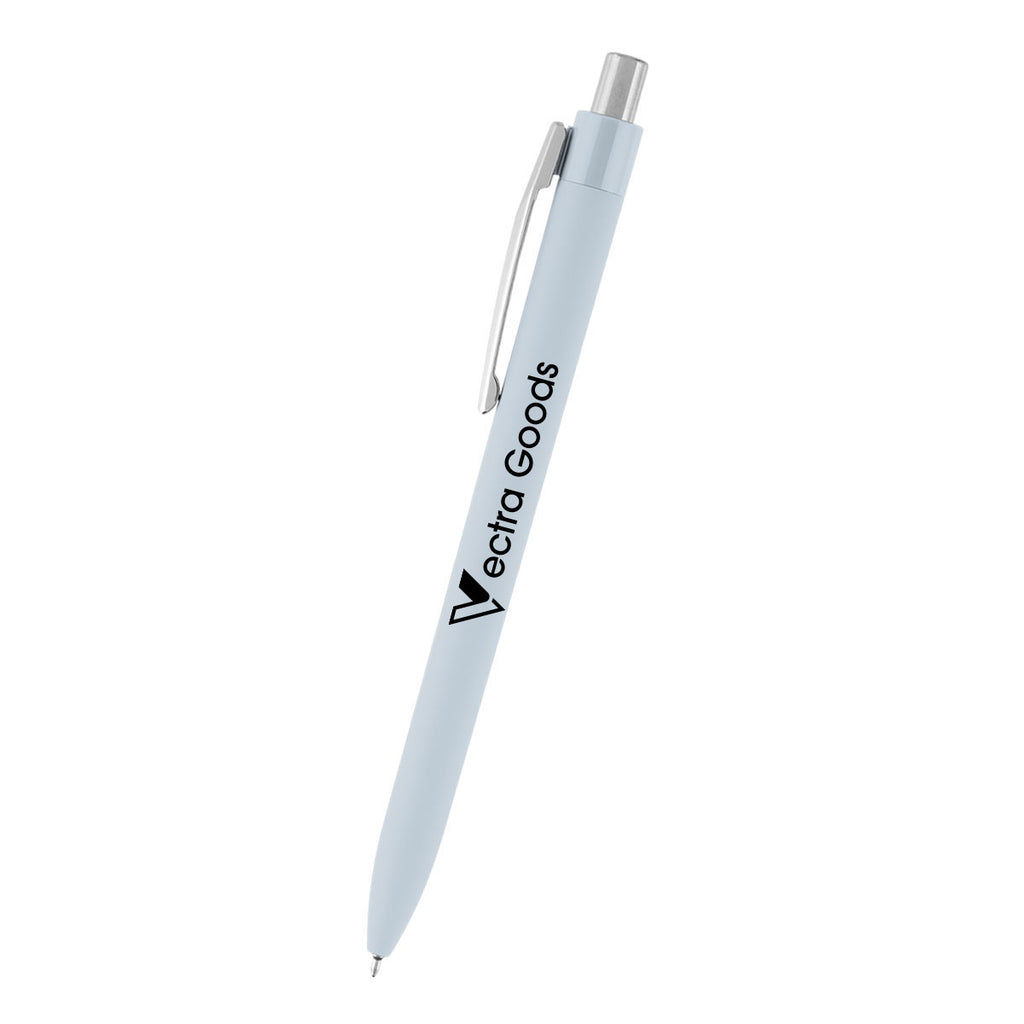 Hampton Sleek Write Pen in Recycled ABS - Slate - Silk Screen
