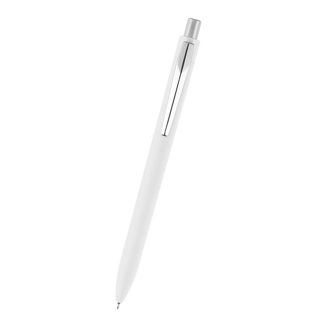 Hampton Sleek Write Pen in Recycled ABS - White - Front