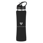 Hampton Stainless Steel Bottle, 25 oz - Black - Silk Screen