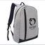 Hancock Laptop Backpack, Heathered - Black with Gray - Silk Screen