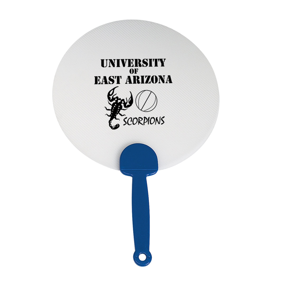 Hand Fan in Recycled Plastic - Silk Screen