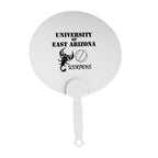 Hand Fan in Recycled Plastic - Silk Screen