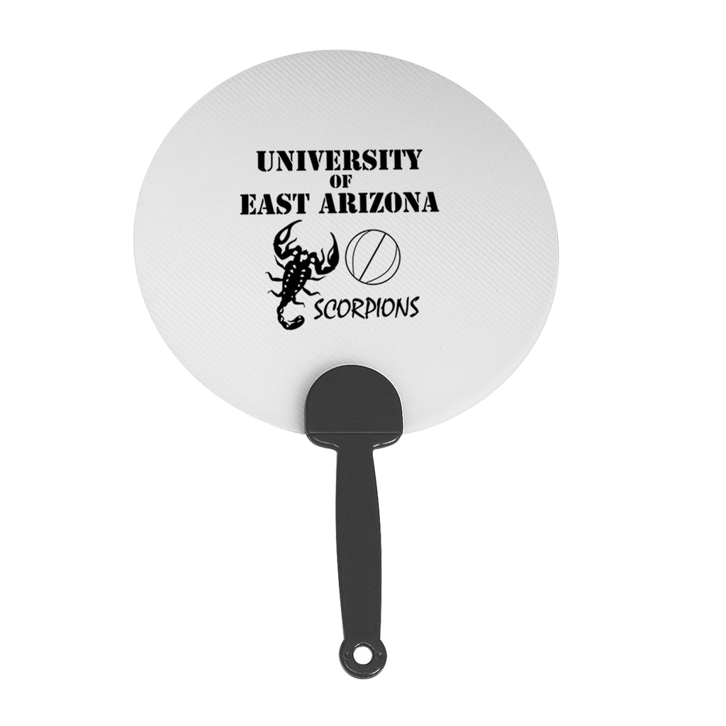 Hand Fan in Recycled Plastic - Silk Screen