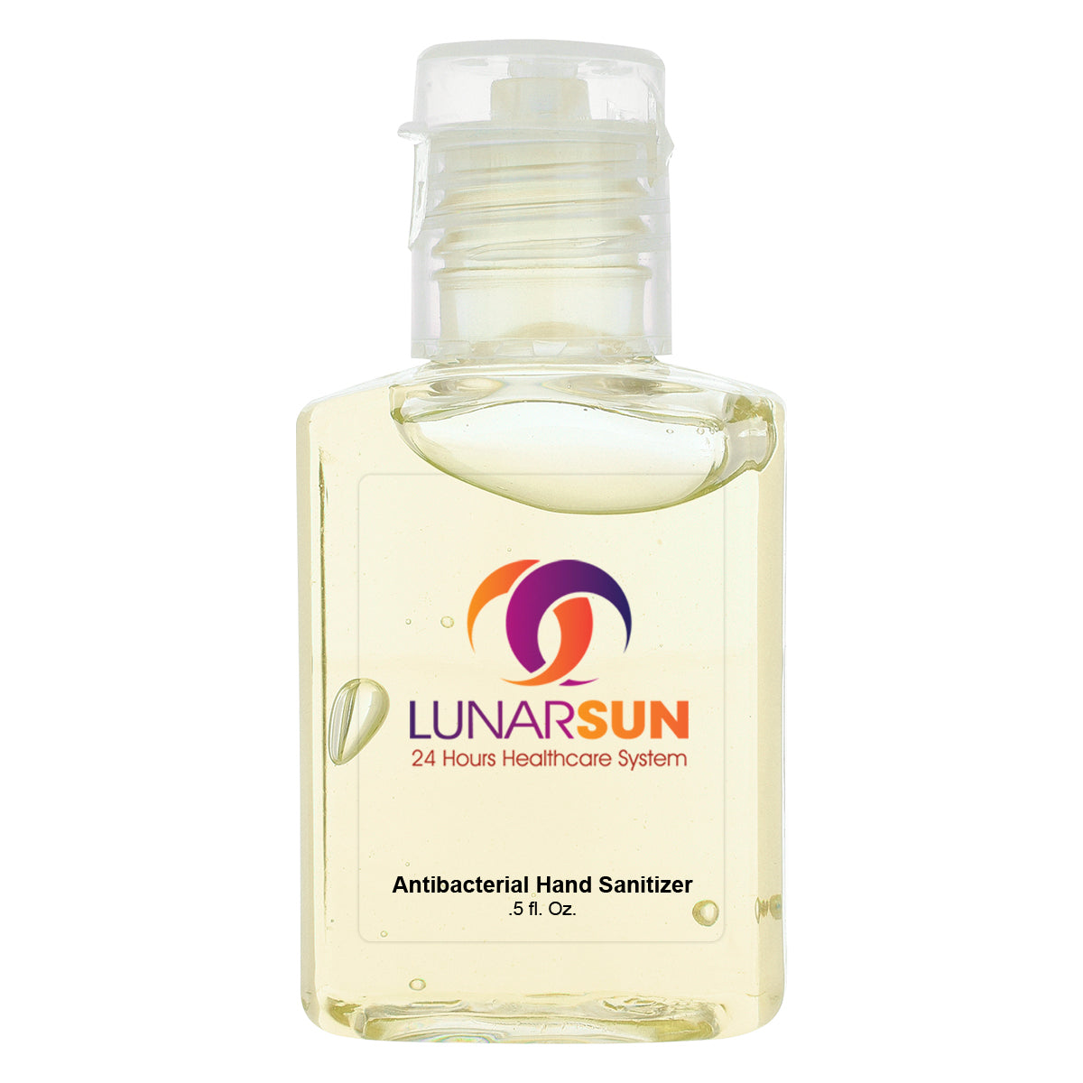 Hand Sanitizer, 0.5 oz - Vanilla - Clear_Label