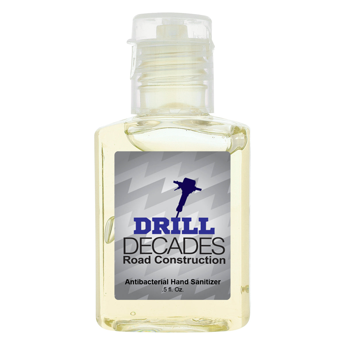 Hand Sanitizer, 0.5 oz - Vanilla - Full Color on a White Label
