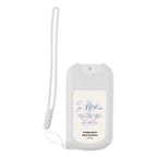 Hand Sanitizer in a Branded Silicone Case, 1 oz - White - Label