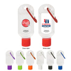 Hand Sanitizer with Carabiner, 1.8 oz