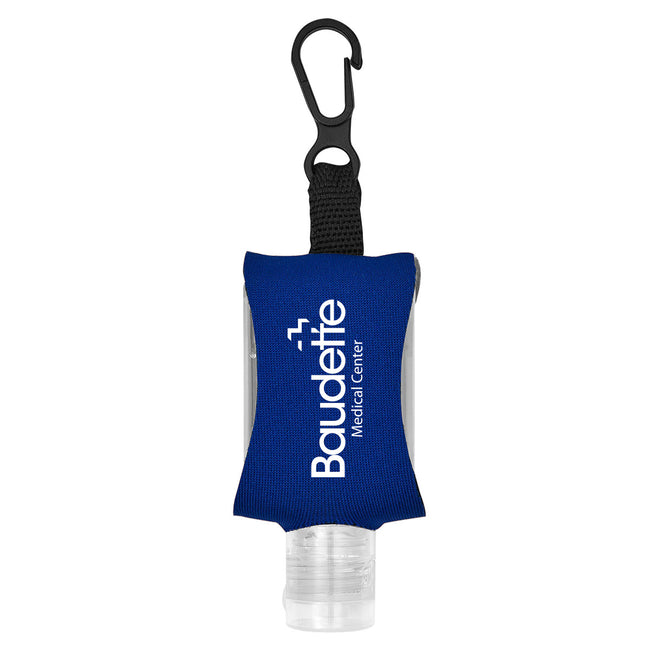 Hand Sanitizer with EVA Case and Clip, 0.5 oz