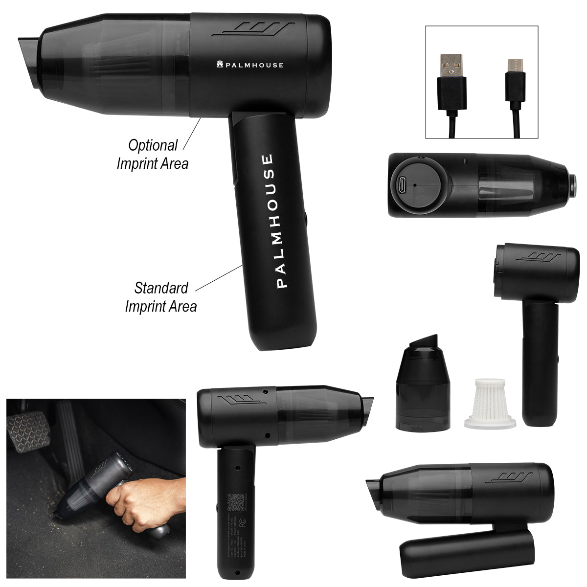 Handheld Vacuum, Rechargeable - Rechargeable Handheld Vacuum