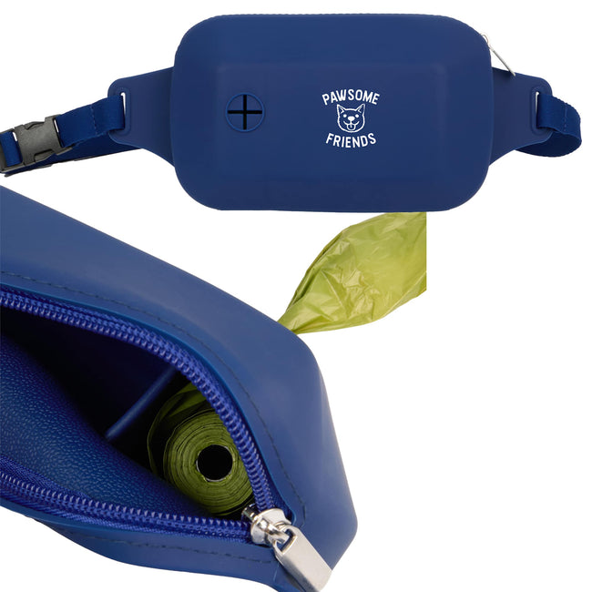 Hands-Free Dog Treat Pouch with Waste Bag Dispenser