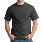 Hanes Cotton T-Shirt - Charcoal Heather