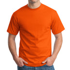 Hanes Cotton T-Shirt - Safety Orange