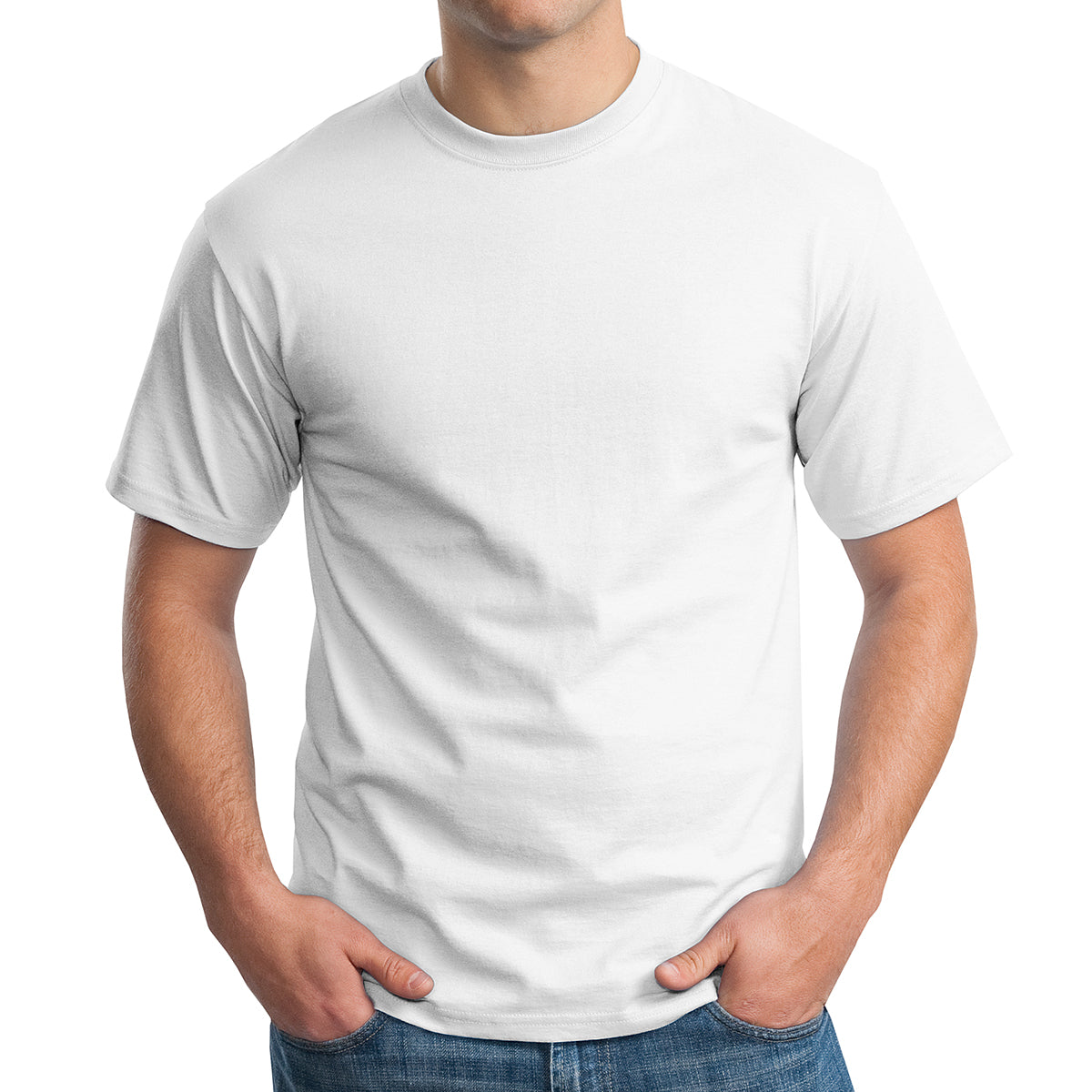 Hanes Cotton T-Shirt - White