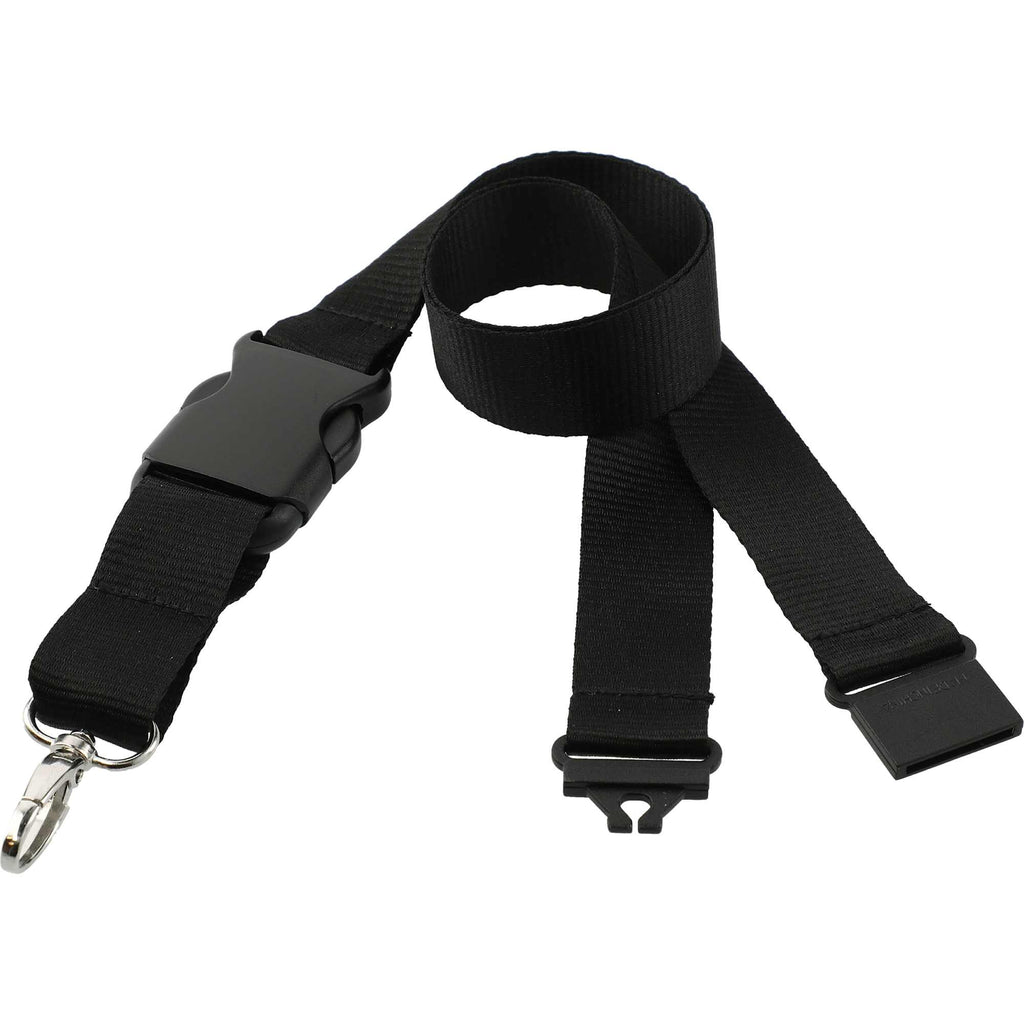 Hang In There Breakaway Lanyard, 1 Inch Wide - Black - Photo 3