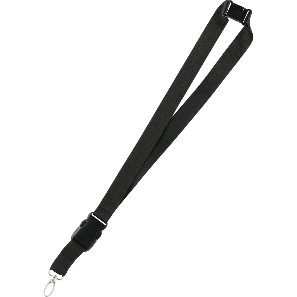 Hang In There Breakaway Lanyard, 1 Inch Wide - Black - Photo 4