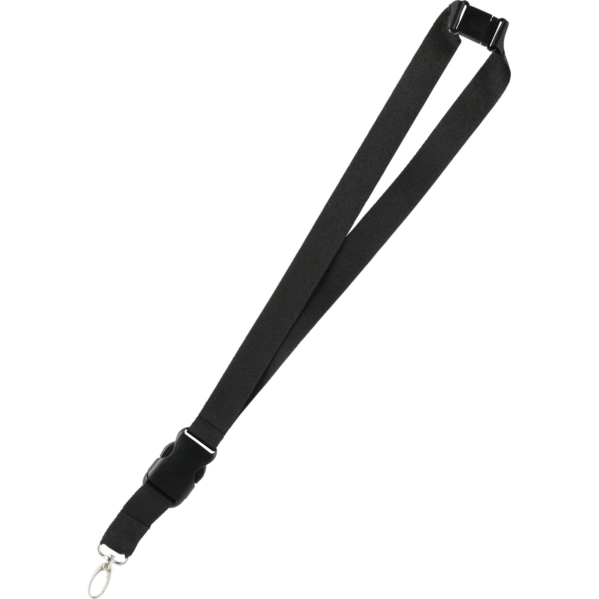 Hang In There Breakaway Lanyard, 1 Inch Wide - Black - Photo 4