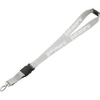 Hang In There Breakaway Lanyard, 1 Inch Wide - Gray - Front