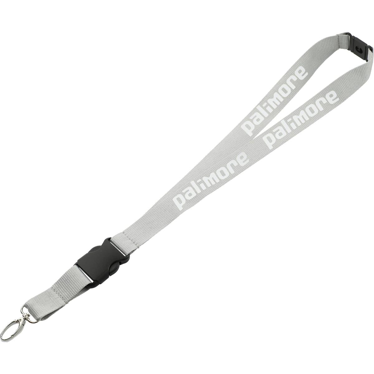 Hang In There Breakaway Lanyard, 1 Inch Wide - Gray - Front
