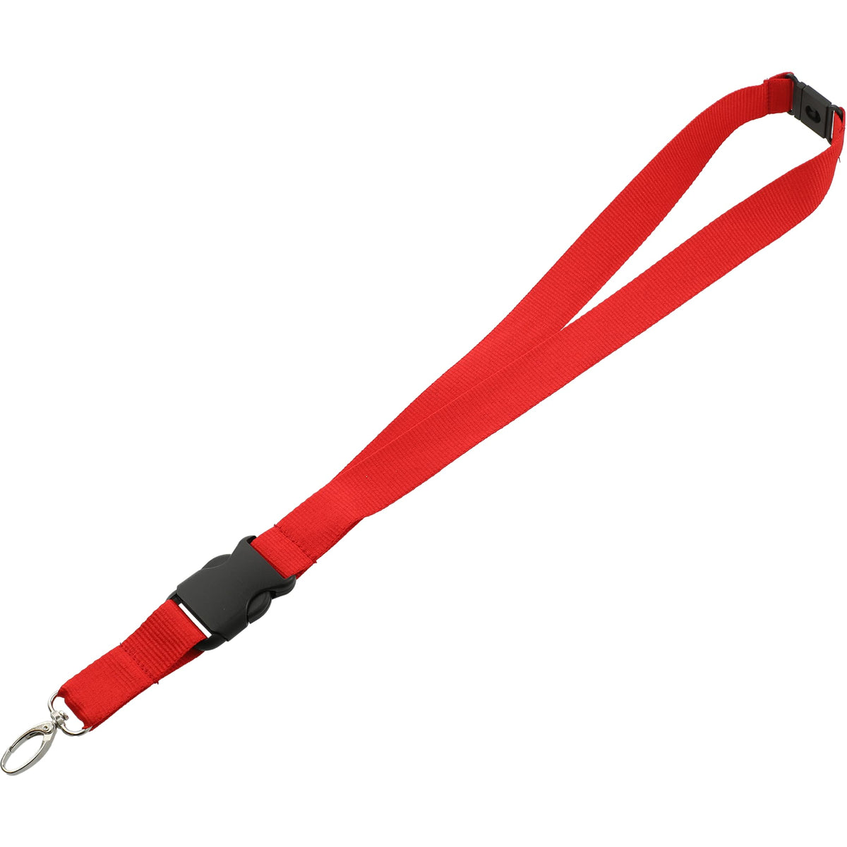 Hang In There Breakaway Lanyard, 1 Inch Wide - RED - Photo 2